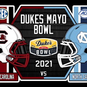 2021 Duke's Mayo Bowl:  North Carolina vs  South Carolina